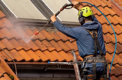 Démoussage et hydrofuge de toiture à Barc